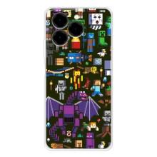 Чохол Майнкрафт на Ulefone Note 20 Pro (AlphaPrint) Minecraft