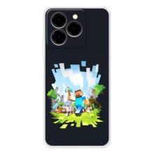 Чохол Майнкрафт на Ulefone Note 20 Pro (AlphaPrint) Minecraft