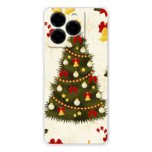 Чехол Новогодняя Елка на Ulefone Note 20 Pro – Новогодний принт