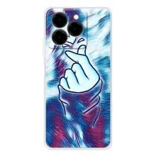 Чохол з принтом для Ulefone Note 20 Pro (AlphaPrint - Знак сердечка)