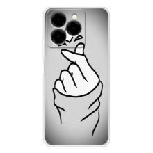 Чохол з принтом для Ulefone Note 20 Pro (AlphaPrint - Знак сердечка)