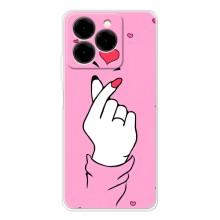 Чохол з принтом для Ulefone Note 20 Pro (AlphaPrint - Знак сердечка)