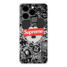 Чехол с Брендами одежды на Ноте 20 Про – Supreme Маус