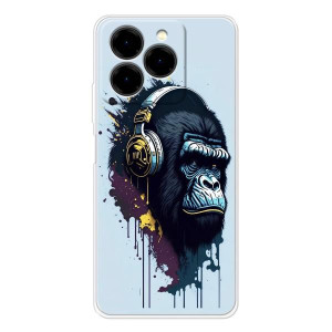 Чехол с Обезьянами Ulefone Note 20 Pro - (AlphaPrint)