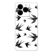 Чехол с птицами на Ulefone Note 20 Pro (VPrint)