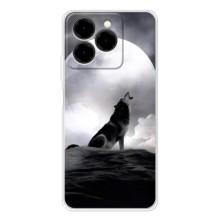 Чохол з Вовком на Ulefone Note 20 Pro – Вовк і місяць