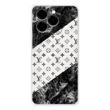 Чехол Стиль Louis Vuitton на Ulefone Note 20 Pro – LV на белом