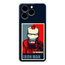 Чехол Супергерой Железный человек на Ulefone Note 20 Pro – Art Iron man