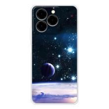 Чехол (ТПУ) с планетами на Ulefone Note 20 Pro – Космический вид