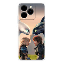 Чехол как приручить дракона на Ulefone Note 20 Pro – Гикавка и Астрид