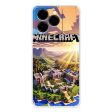 Чехол с картинками Майнкрафт для Нот 20 Про – Minecraft