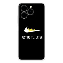 Чехол с логотипом Найк на Ulefone Note 20 Pro (Nike just do it)