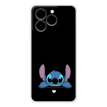 Чохол з принтом Стіч на Ulefone Note 20 Pro (Стіч на чорному)