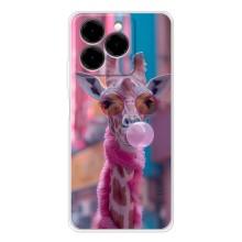 Чехол с принтом стильные животные для Нот 20 Про (Стильный жирав)