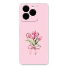 Чехол с розовым рисунком для Ulefone Note 20 Pro