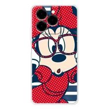 Міккі Маус чохол для Ulefone Note 20 Pro (AlphaPrint - Мультяшні) – Маус в окулярах