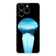 Летний Чехол на Ulefone Note 20 Pro – Синий Водопад