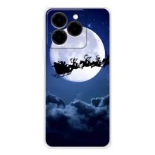 Новогодние Чехлы для Нот 20 Про (VPrint) (Санта - луна)