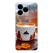Чохол з унікальним дизайном 'Осінь з кавою' для Ulefone Note 20 Pro – Кава на природі