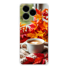 Чехол с уникальным дизайном «Осень с кофе» для Ulefone Note 20 Pro