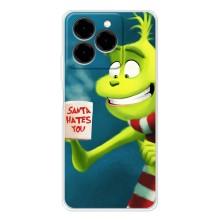 Рождественские Чехлы для Ulefone Note 20 Pro (VPrint) (Зеленый Гринч)