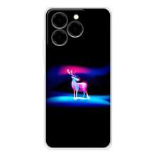 Силиконовый бампер с картинкой животных для Ulefone Note 20 Pro (Яркий олень)