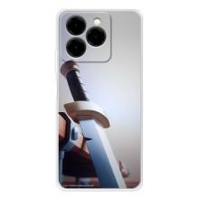 Силіконовий Чохол (атрибутика Клеш Роял) для Ulefone Note 20 Pro – Меч варвара