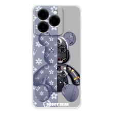 Силиконовый чехол для Ulefone Note 20 Pro – Медведь Louis Vuitton