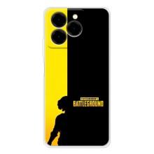 Чохол (TPU) з картинкою "Лого Пабг" на Ноте 20 Про – Battlegrounds