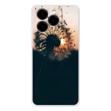 Силиконовый Чехол с одуванчиками на Ulefone Note 20 Pro – Красивый одуванчик