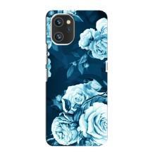 Чехлы (ART) Цветы на Umidigi A13 Pro (VPrint) (Блактині бутони)