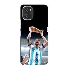 Чехлы Лео Месси Аргентина для Umidigi A13 Pro (Счастливый Месси)