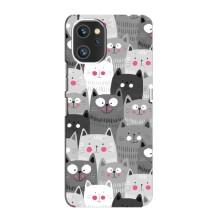 Чохли з Котиками для Umidigi A13 Pro (VPrint) (Мальовані котики)