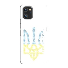 Чехлы для Umidigi A13 Pro  Укр. Символика (AlphaPrint) (Герб из букв)