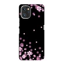 Чохол для ЮМіДіДжі А13 Про - з принтом (Дизайнерські) (AlphaPrint) (Квіти маленькі)