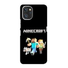 Чехол Майнкрафт на Umidigi A13 Pro (AlphaPrint) Minecraft (герои Minecraft)