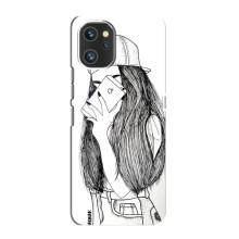 Чехол с печатью для Umidigi A13 Pro - (Мода) (AlphaPrint) (Фото девочки)