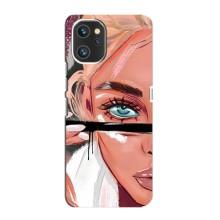 Чехол с печатью для Umidigi A13 Pro - (Мода) (AlphaPrint) (Макияж)