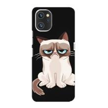 Чохол з принтом для Umidigi A13 Pro (AlphaPrint) Модні коти (Сумний кіт)