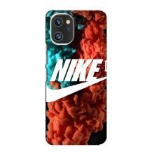 Чехол для Umidigi A13 Pro - с принтом Найк (AlphaPrint) (Дымчатый найк)