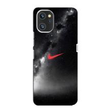 Чехол для Umidigi A13 Pro - с принтом Найк (AlphaPrint) (Найк красный)