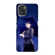 Чехлы Венсдей на Umidigi A13 Pro Уэнсдей (AlphaPrint) (Уэнздей с зонтом)