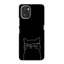 Чехол с рисунком кот на Umidigi A13 Pro – Равнодушный кот