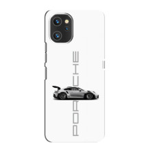 Чохол з авто Порше для Umidigi A13 Pro – білий порше