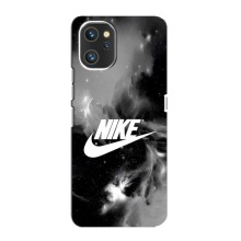 Чехол с логотипом Найк на Umidigi A13 Pro (Найк дымчатый)