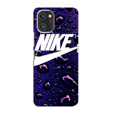 Чехол с логотипом Найк на Umidigi A13 Pro (Найк на фиолетовом)