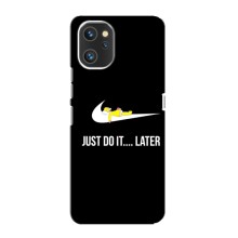 Чехол с логотипом Найк на Umidigi A13 Pro (Nike just do it)