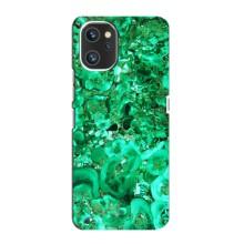 Мраморный чехол на Umidigi A13 Pro (VPrint) (Салатный Мрамор)