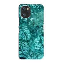 Мраморный чехол на Umidigi A13 Pro (VPrint) (Зеленый мрамор)
