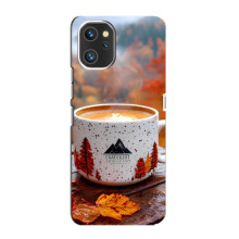 Чехол с уникальным дизайном «Осень с кофе» для Umidigi A13 Pro – Кофе на природе